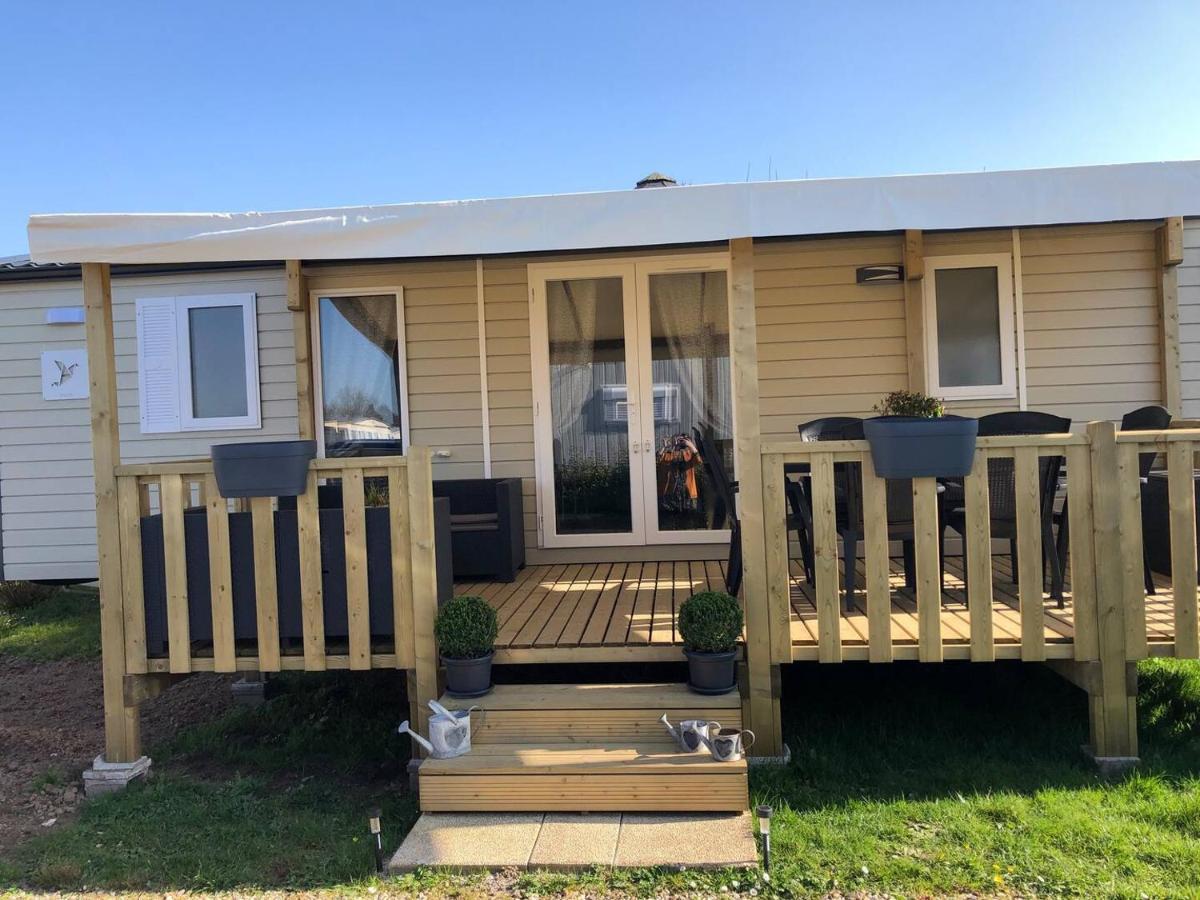 Mobil Home Neuf 6/8 Pers Biville-sur-Mer Exteriör bild