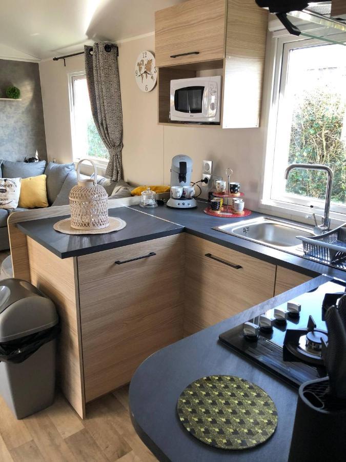 Mobil Home Neuf 6/8 Pers Biville-sur-Mer Exteriör bild