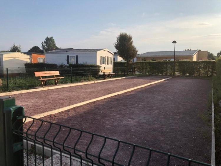 Mobil Home Neuf 6/8 Pers Biville-sur-Mer Exteriör bild